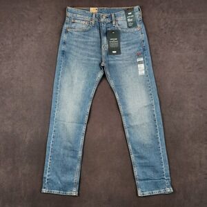 Levis 505 Jeans Mens 30x30 Blue Regular Straight Leg Stretch Denim NEW